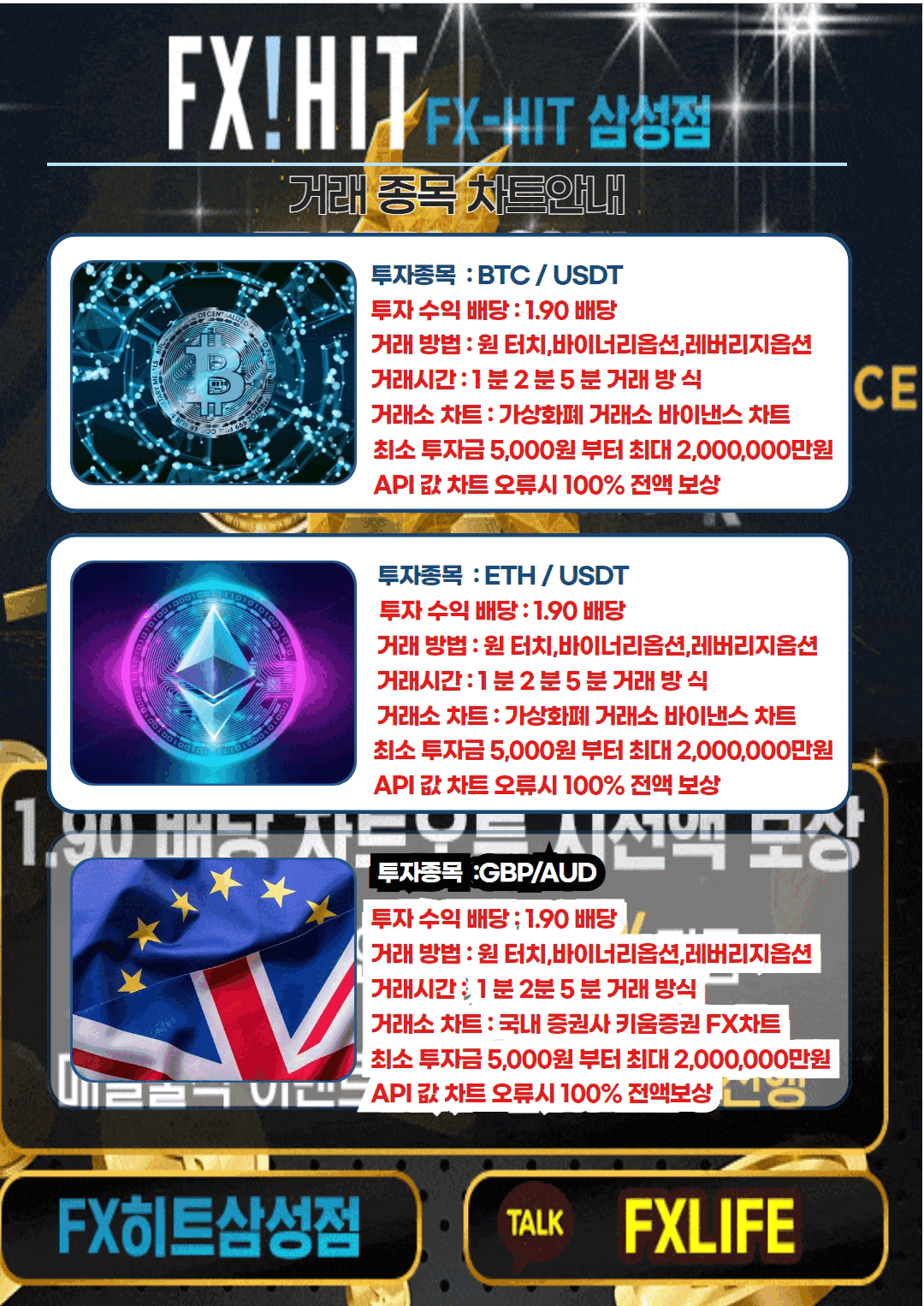 ✴️비트코인,이더리움,마진거래✴️FX히트삼성점✴️1.90배당✴️매충5%등 다양한혜택✴️