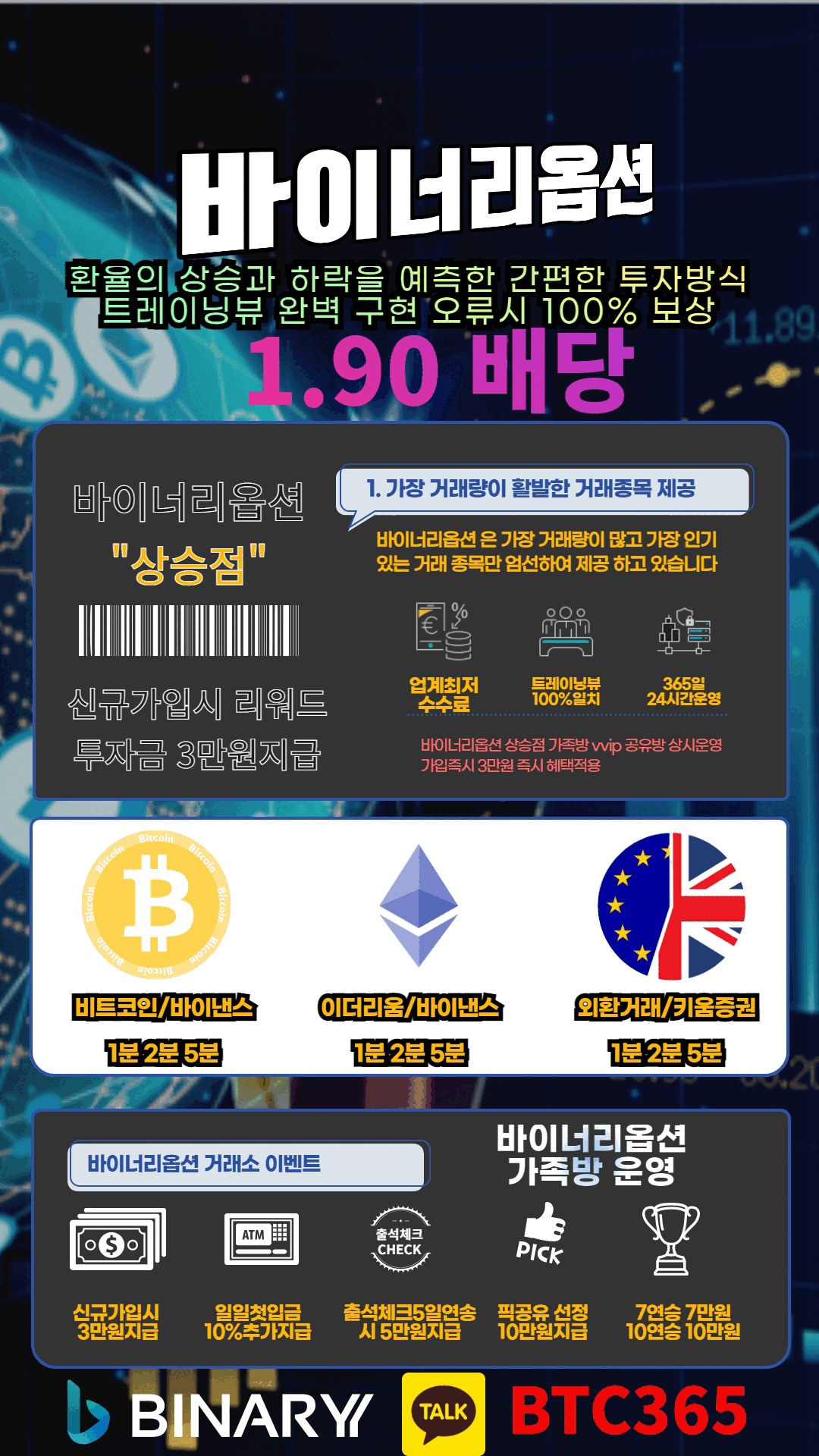 ⭕️⭕️⭕️ 바이너리옵션 ⭕️⭕️⭕️ 신규3만원 첫충10%⭕️⭕️ 트뷰100%일치⭕️⭕️⭕️