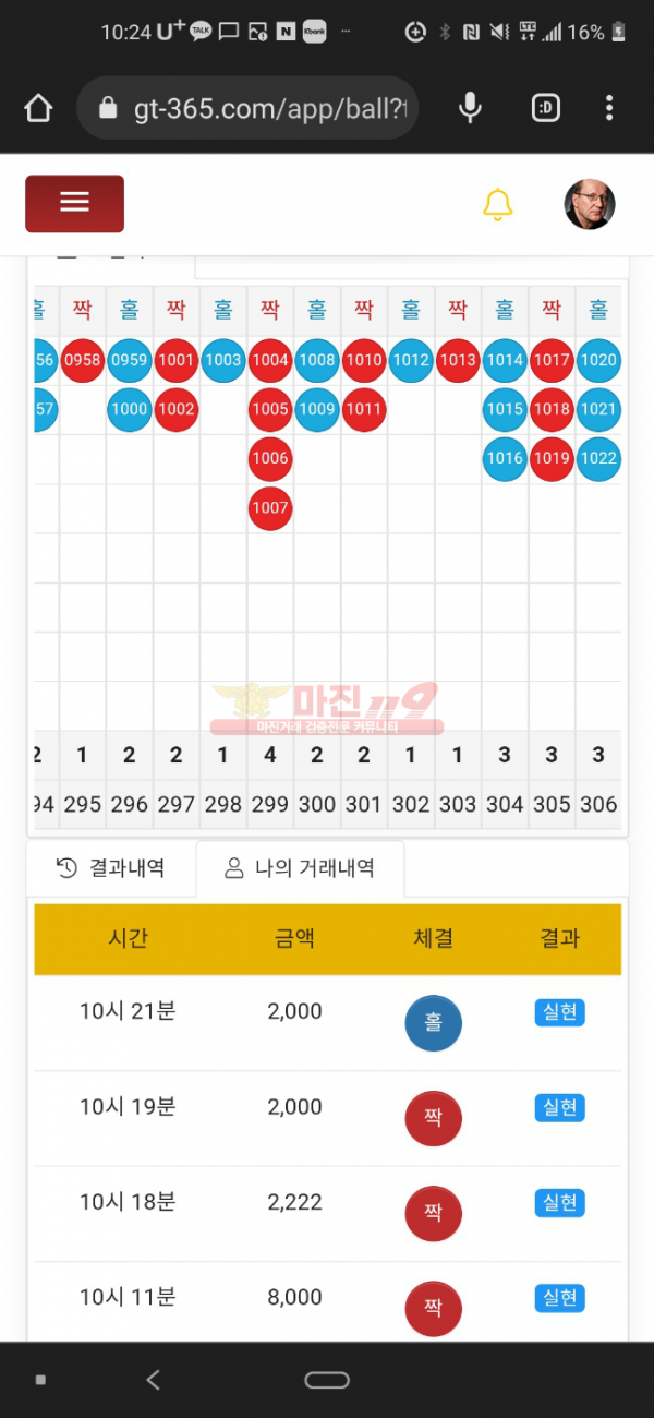 글로벌 777점 수익인증