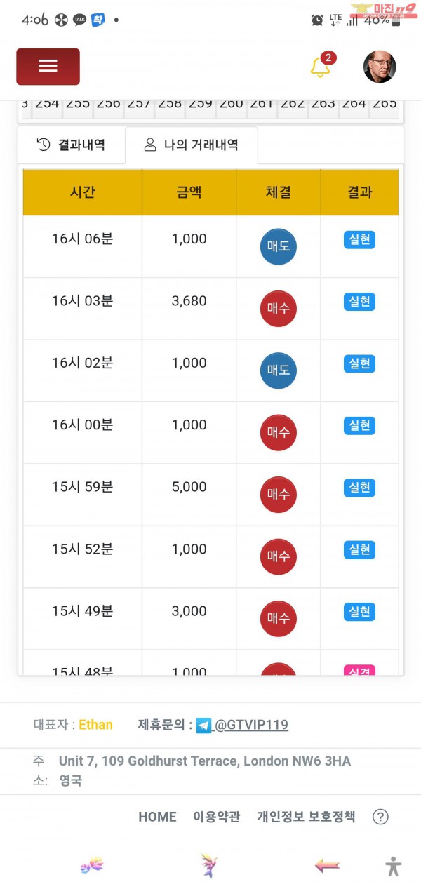 글로벌 일등점 수익인증