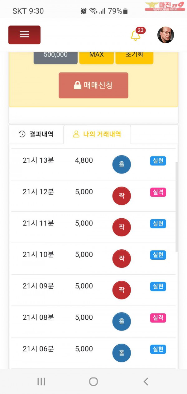 글로벌 777점 수익인증