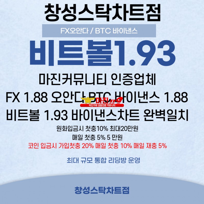 ☀️ 비트코인,BITBALL,FX마진거래 통합 플랫폼 창성스탁 차트점☀️