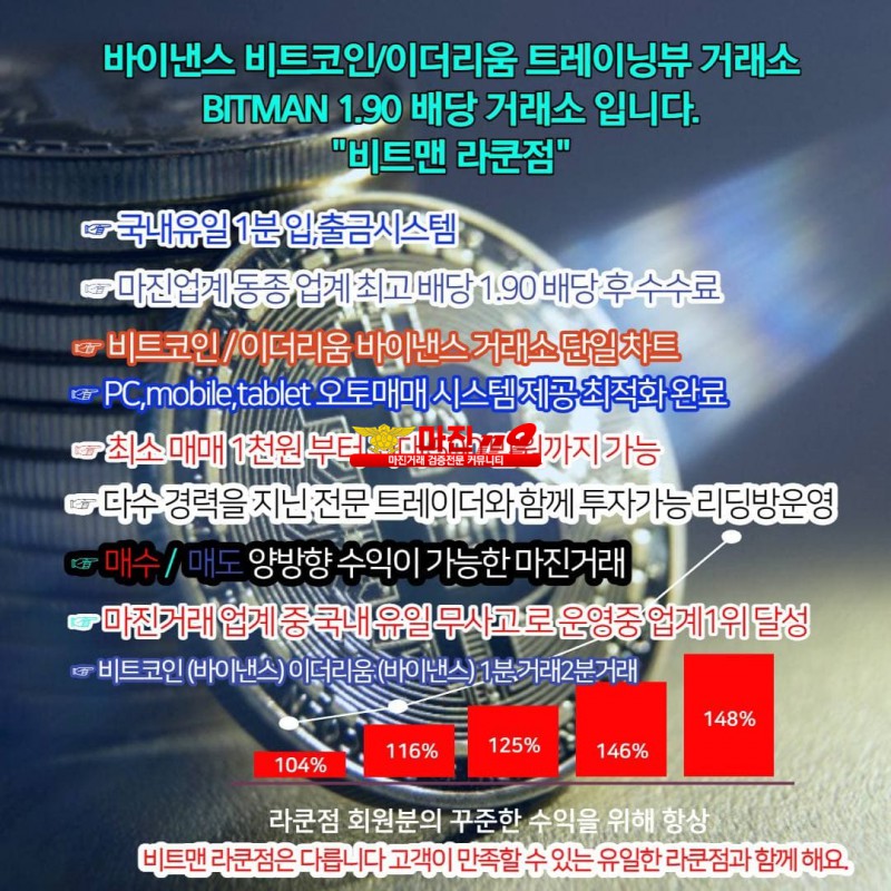 ⭕ 비트맨 라쿤점 안전하고 공정한 마진거래 1등폴랫폼 ⭕