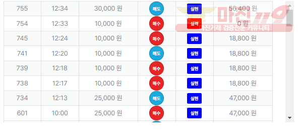 퍼스트 한국점 수익인증