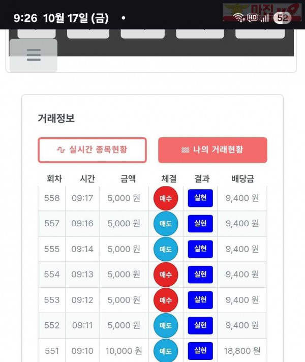 퍼스트트레이딩 신뢰점 10/17금 7연승인증