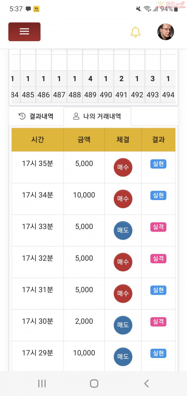 하이트레이딩 일등점 수익인증