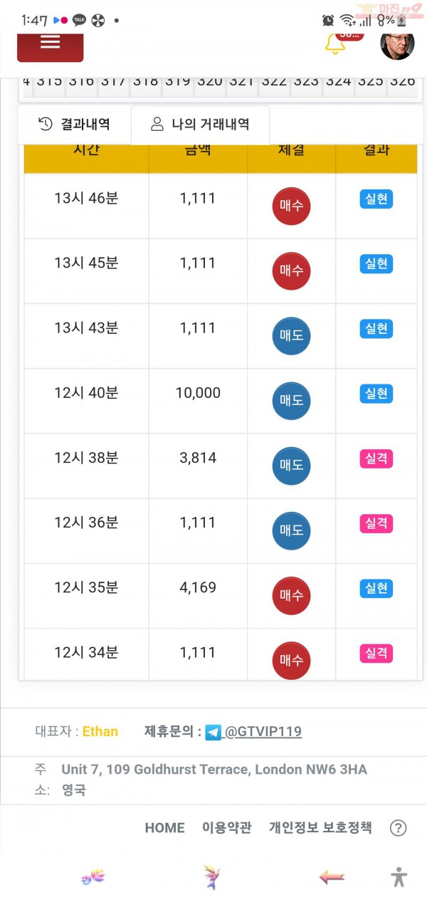글로벌 일등점 수익인증