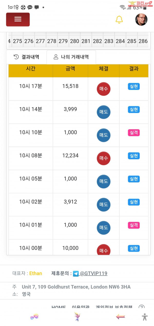 글로벌 일등점 수익인증