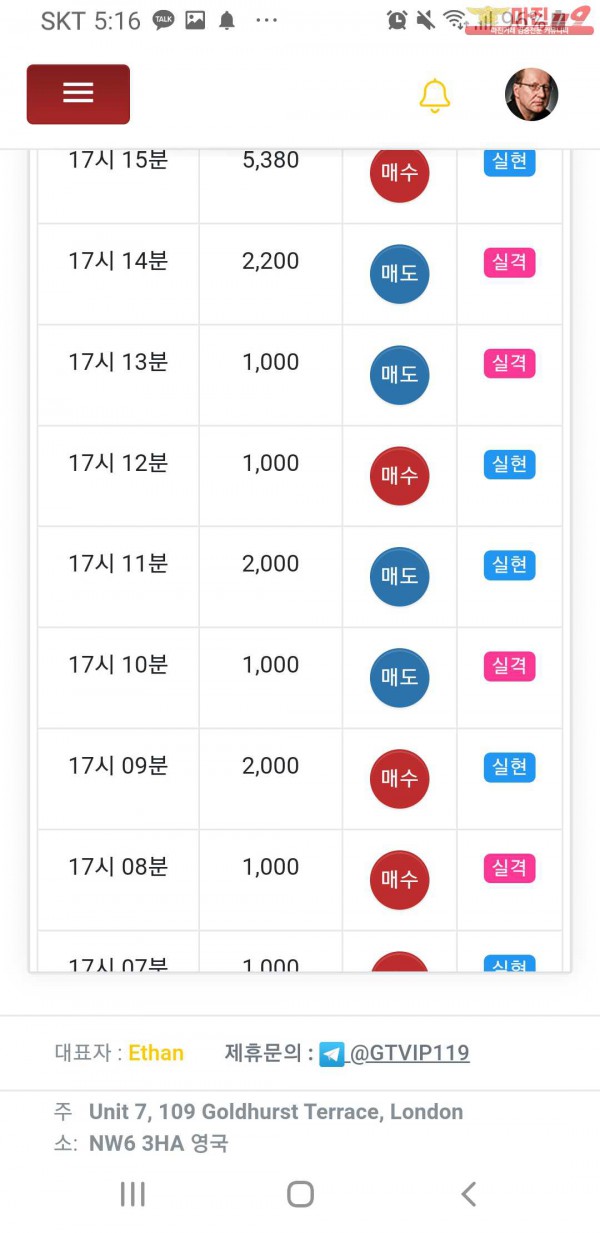 글로벌 일등점 수익인증