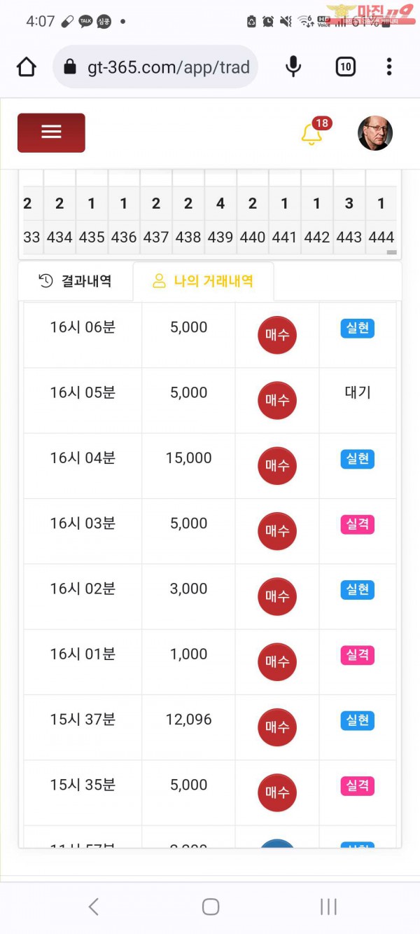 글로벌 국대점 수익인증합니다