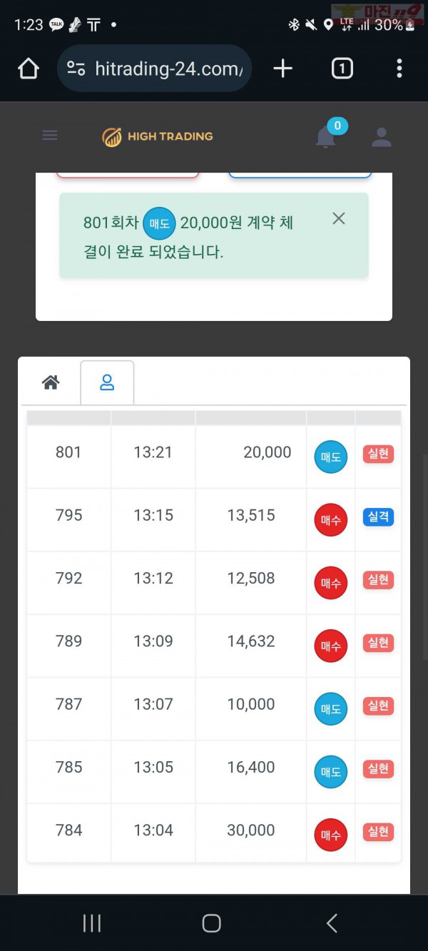 하이 국대점 수익인증