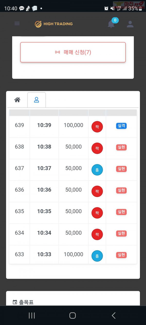 하이 국대점 수익인증