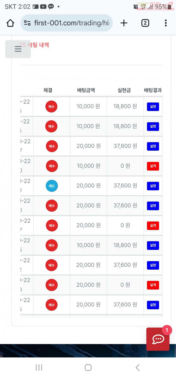 퍼스트 태명점 수익인증