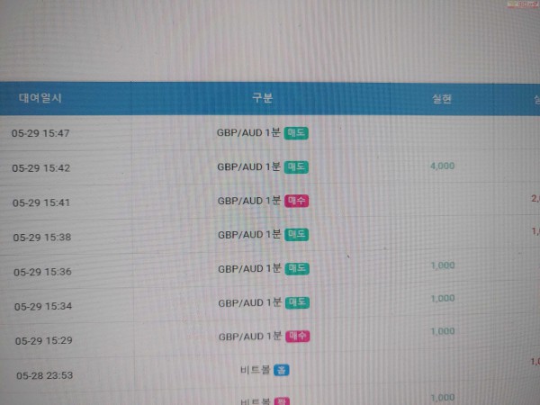 글로벌 국대점 수익인증