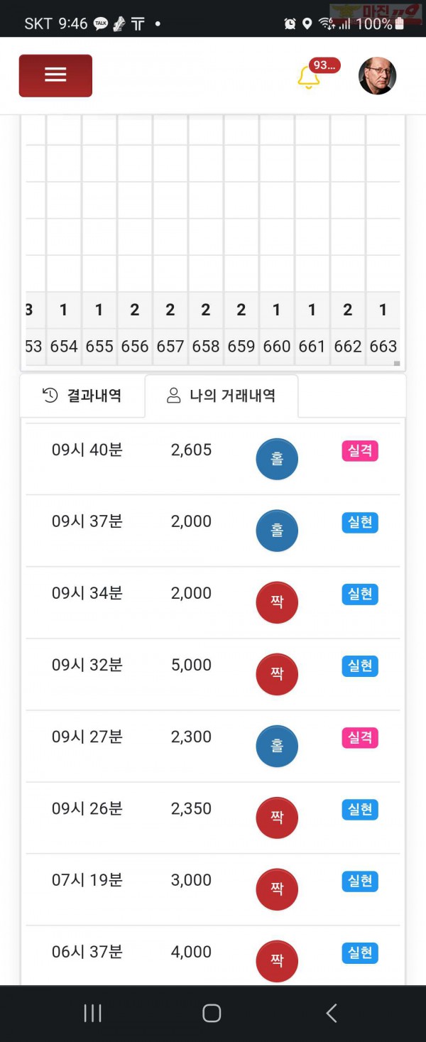 하이 국대점 수익인증