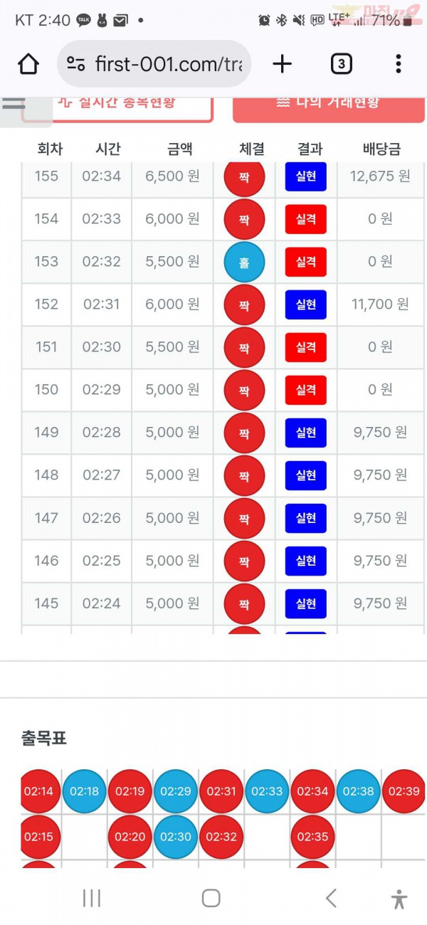 수익인증 페이백점