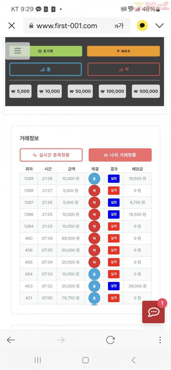 퀸즈점 수익인증