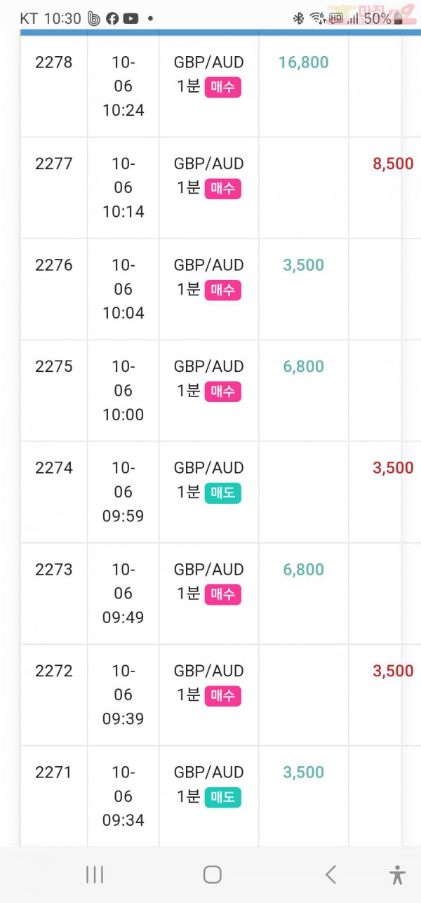 수익인증 페이백점
