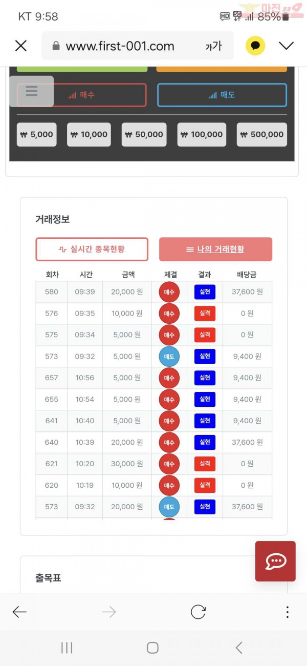 퀸즈점 수익인증