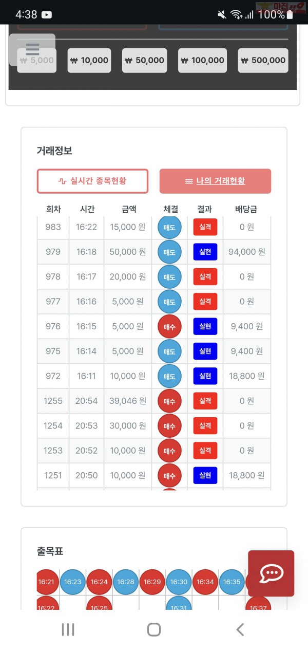 퍼스트 한국점 수익인증