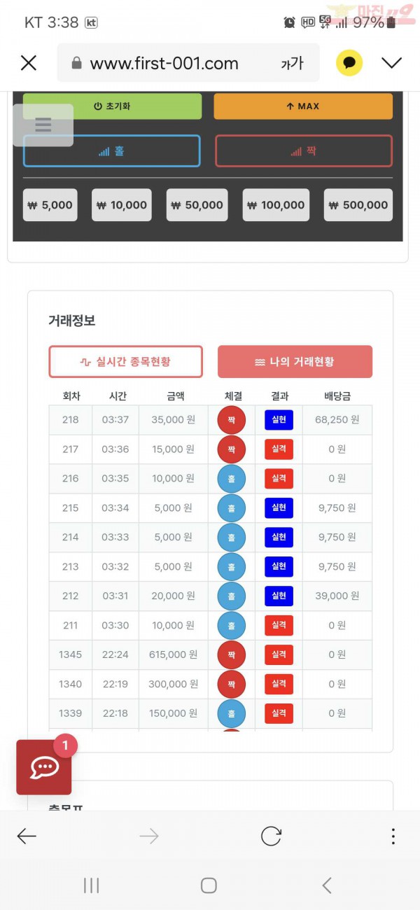 퀸즈점 수익인증