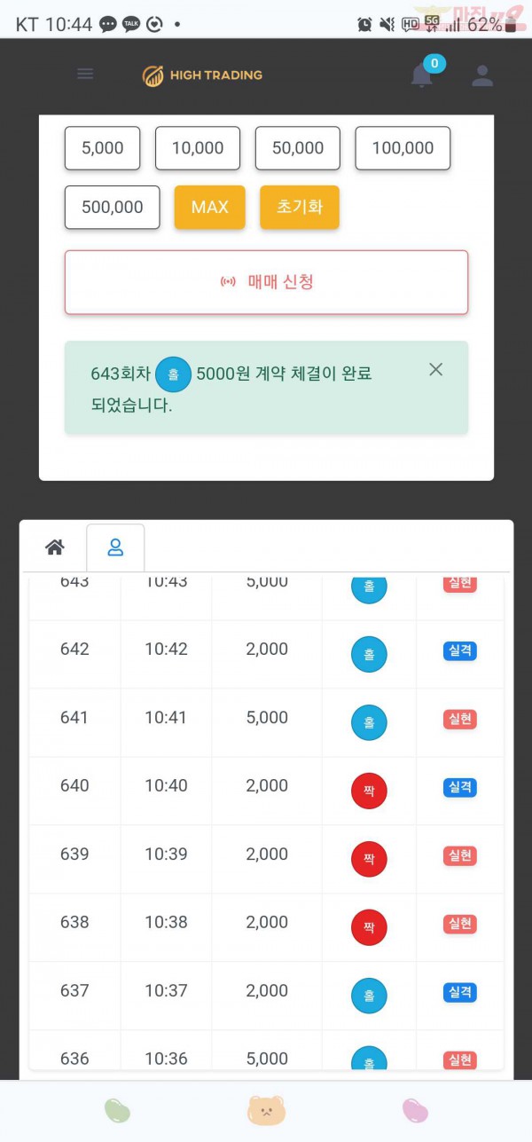 하이트레이딩777점히