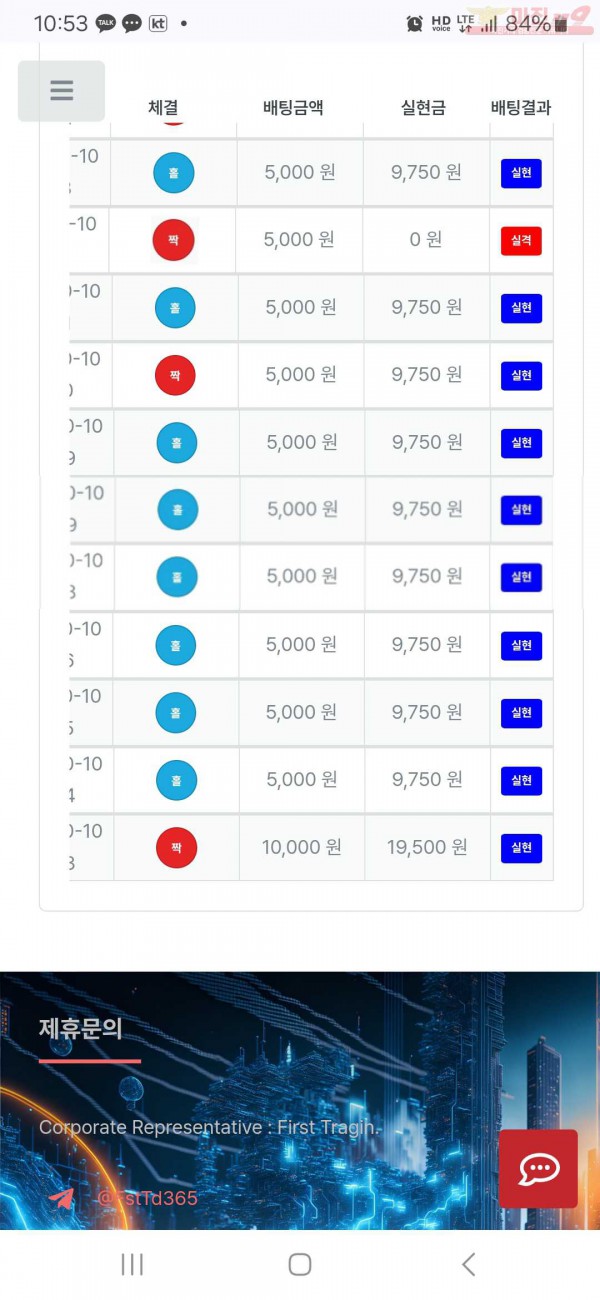 신뢰점 수익인증