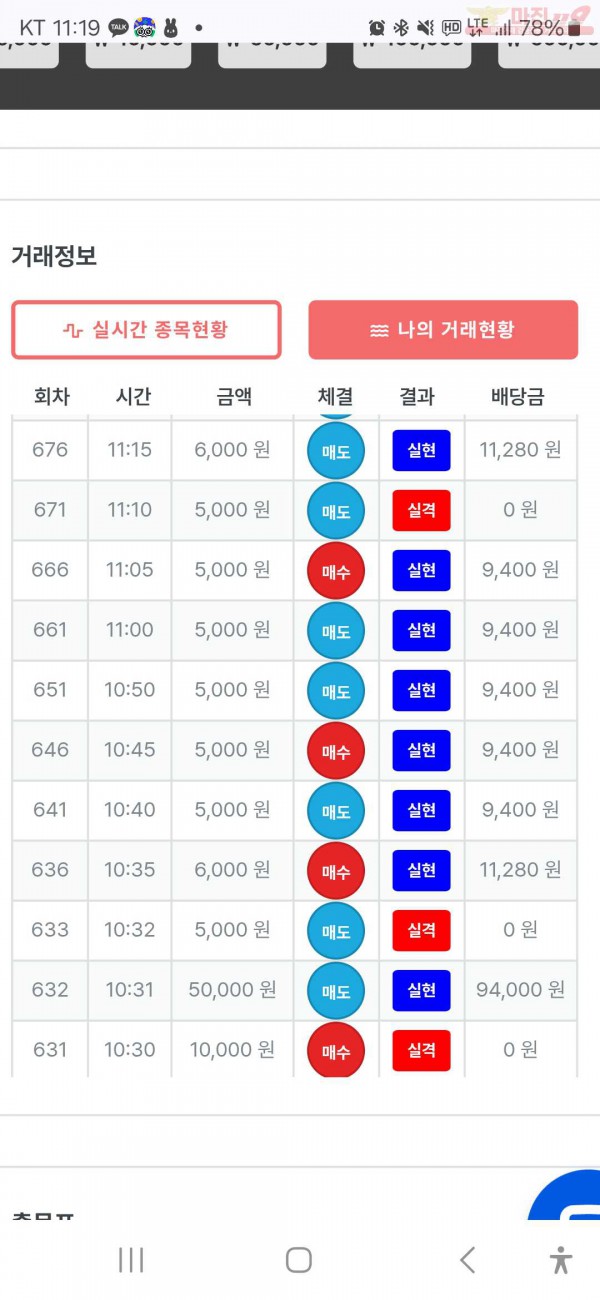 수익인증 페이백점