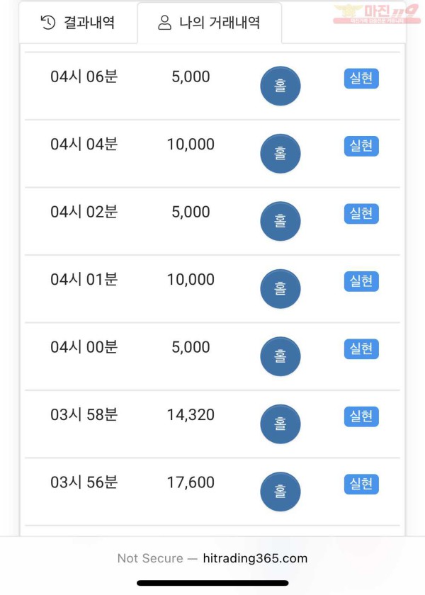 국대점 수익인증