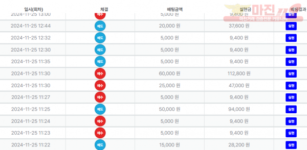 11월 연승왕 이벤트 직영점 12연승 참여합니다