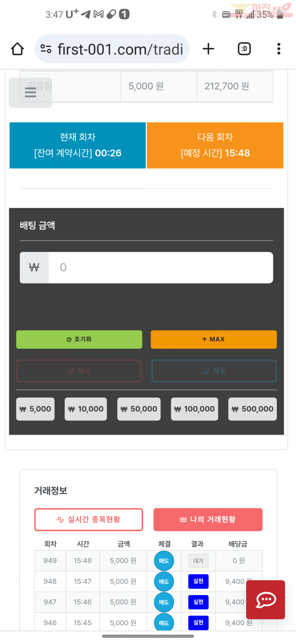 퍼스트믿음점수익인증