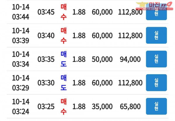 코리아 댄디점 수익인증