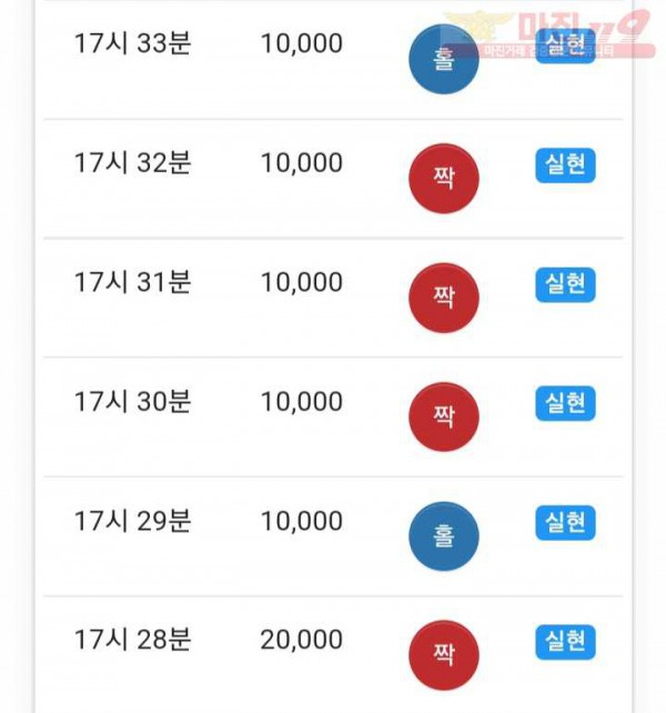 미인점 수익인증