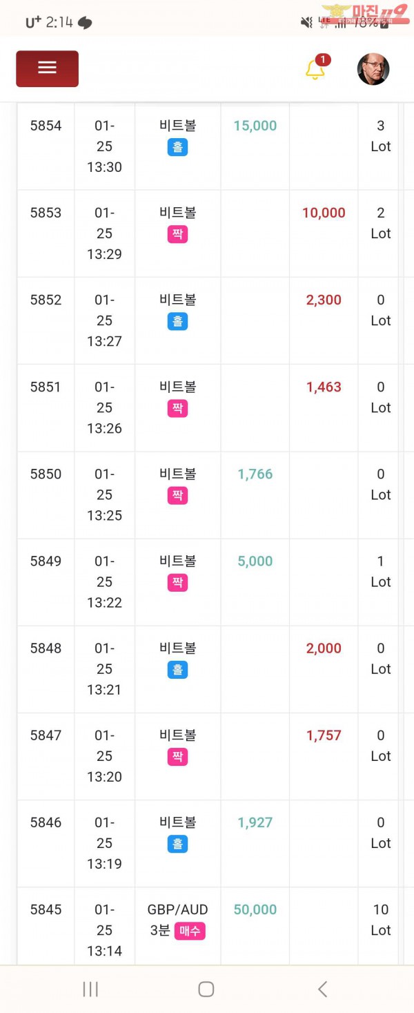 글로벌 댄디점 수익인증
