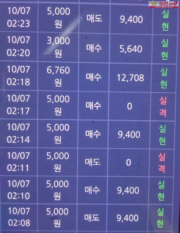 창성 777점 수익인증