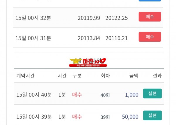 시그니엘점 수익인증