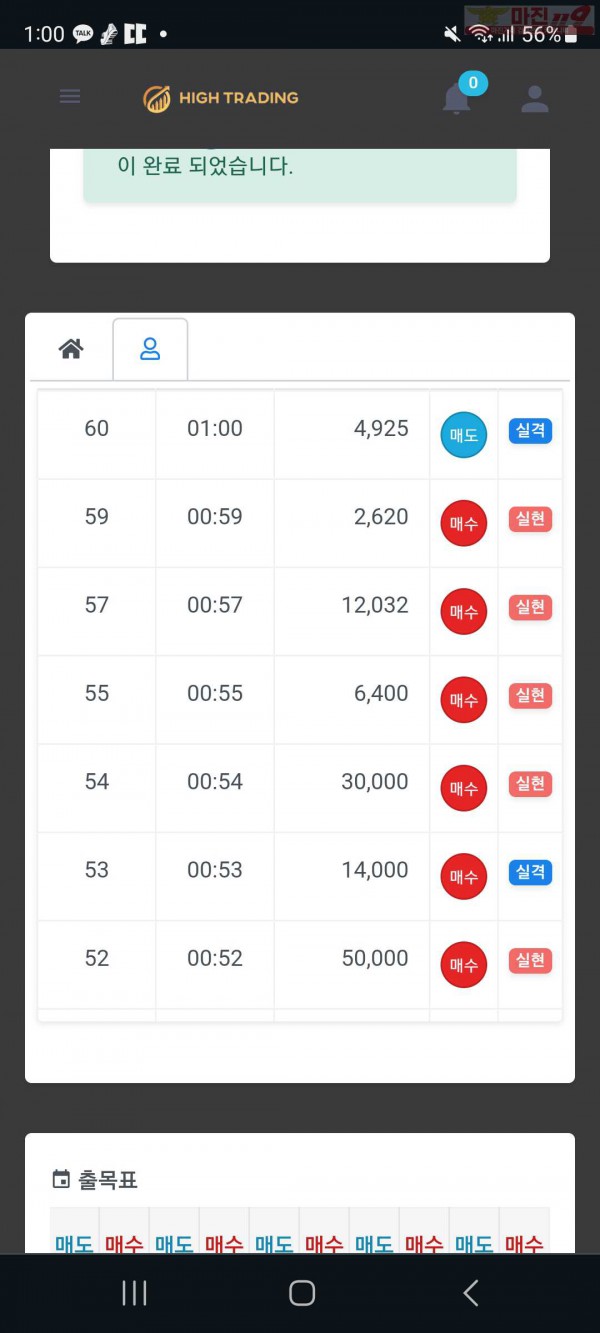 하이 국대점 수익인증