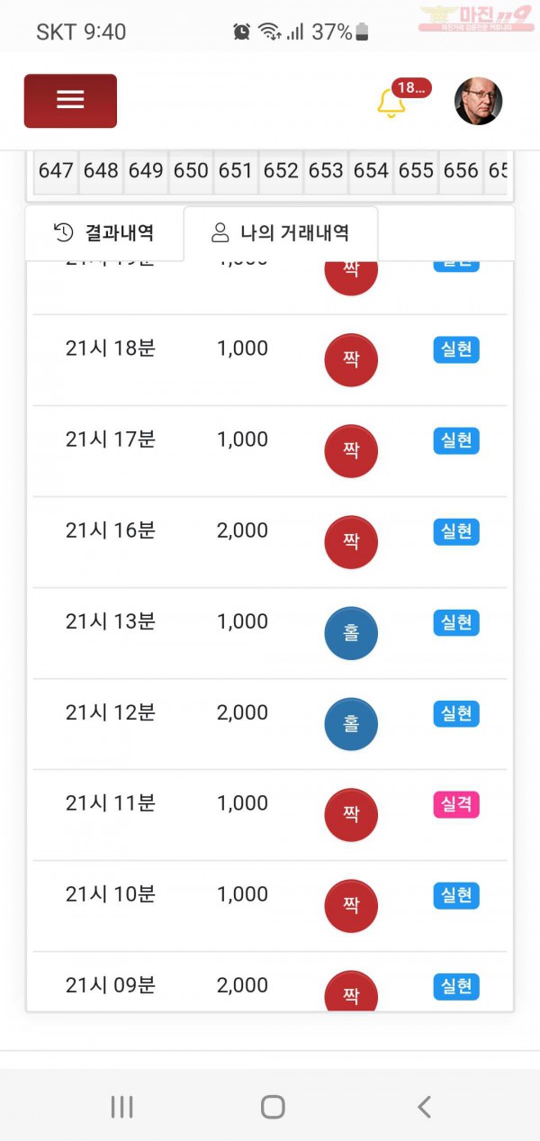 하이트레이딩 777점 수익인증합니다