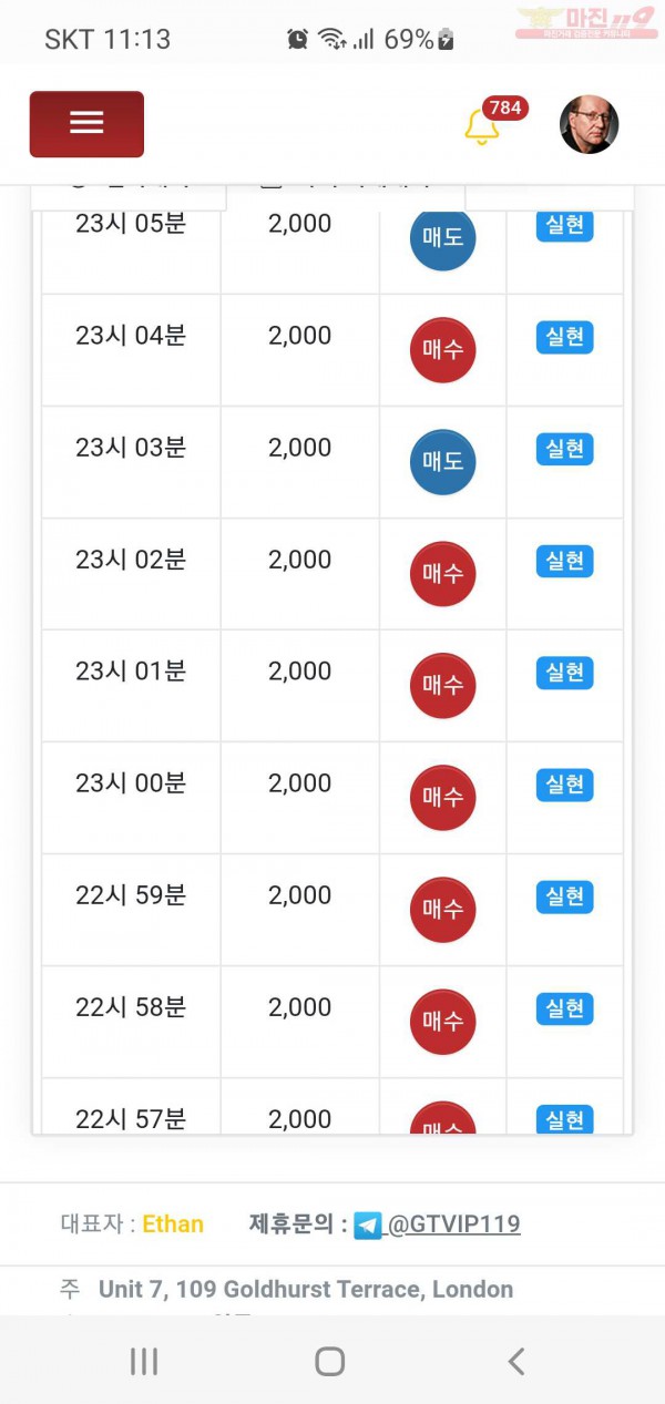 글로벌777점 수익인증합니다