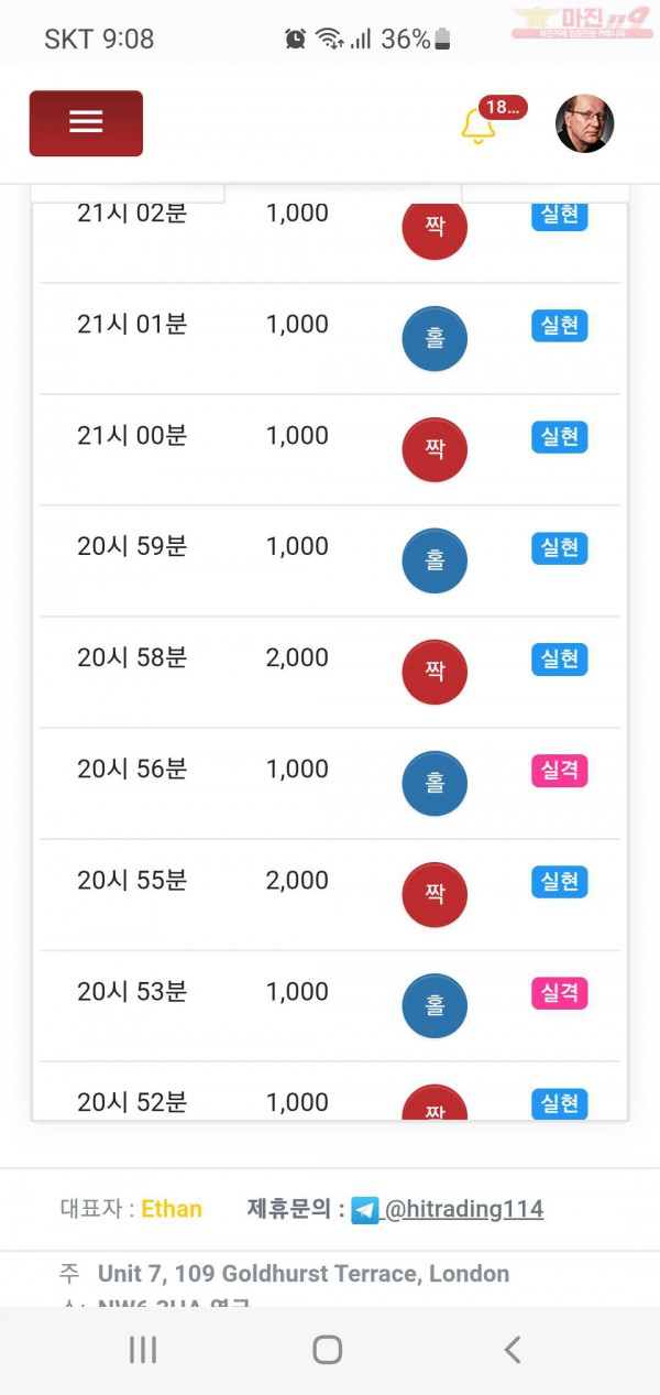 하이트레이딩 777점 수익인증합니다