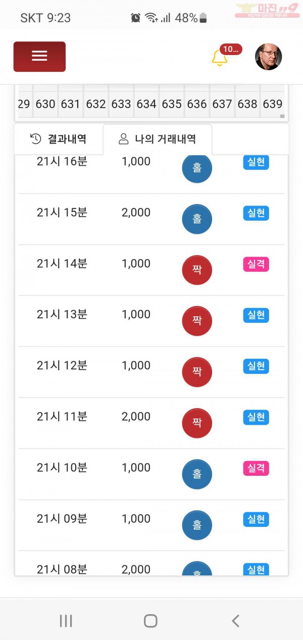 하이트레이딩 국대점 수익인증합니다