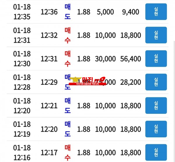 꽃다발점 수익인증