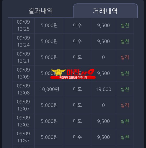 창성 실현점 수익인증