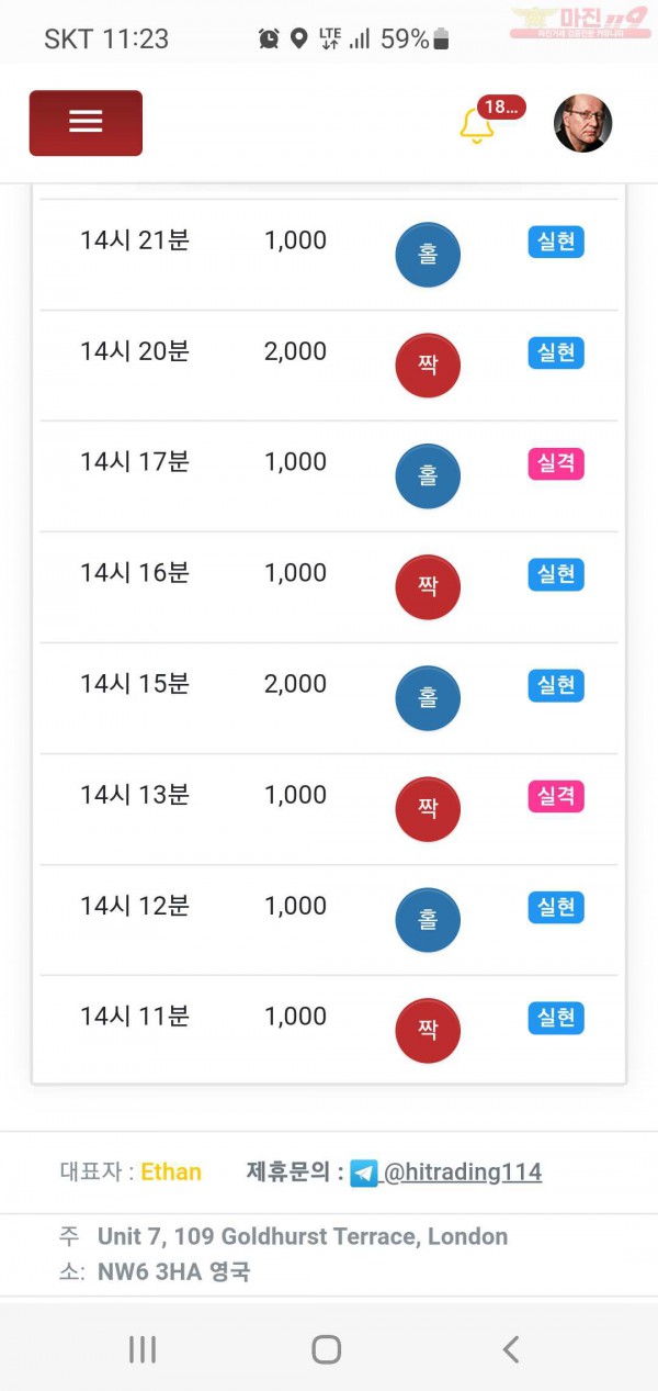 하이트레이딩 777점 수익인증합니다