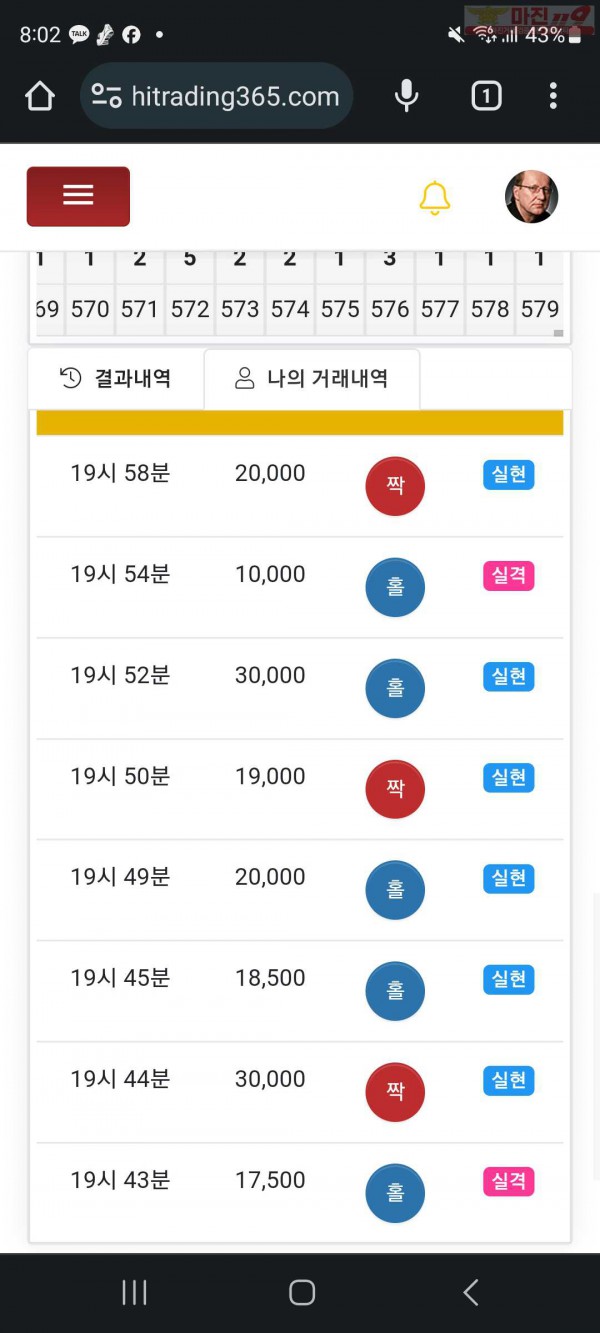 하이 국대점 수익인증