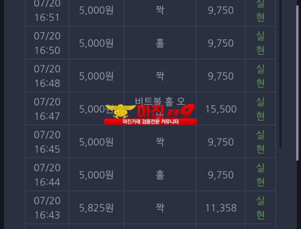 창성실현점 수익인증