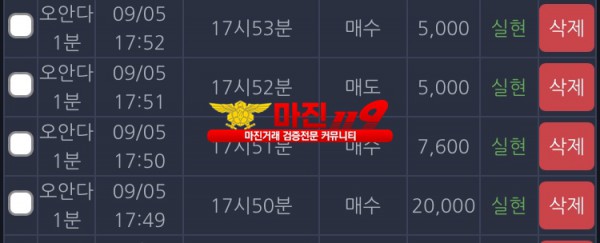 창성 실현점 수익인증