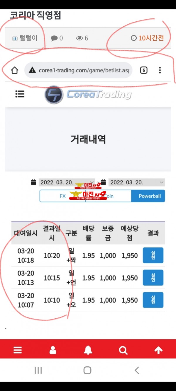 털털이 알케 동일인간