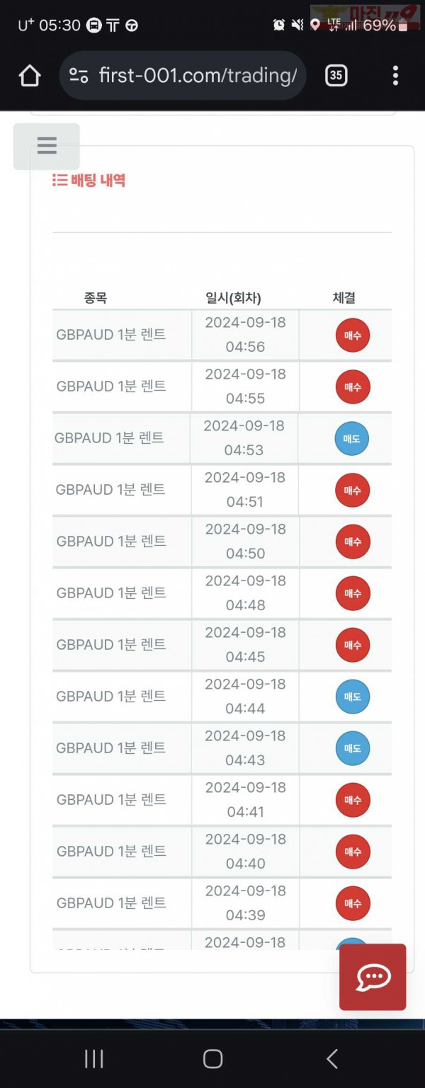 퍼스트 한국점 수익인증