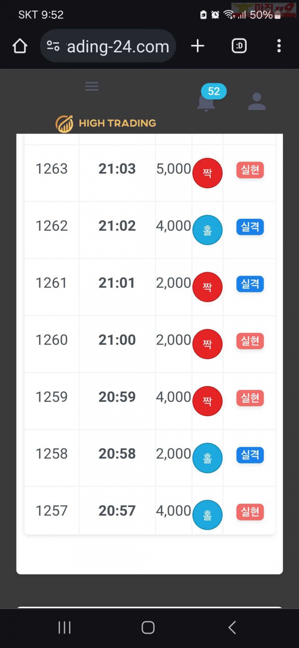 하이트레이딩 국대점 수익인증